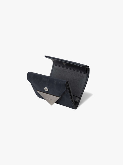 Fennec Triangle Doco Wallet - Leopard Navy