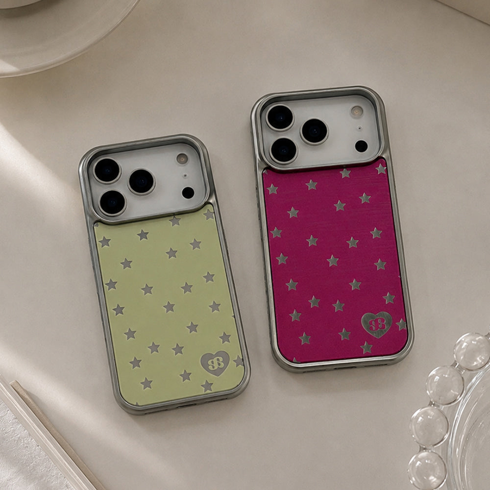 MINI STAR MIRROR BUMPER CASE (4色)