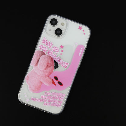 Pink Shadow Windy Phone Case (Clear/Tank Clear 透明/透明Tank款)