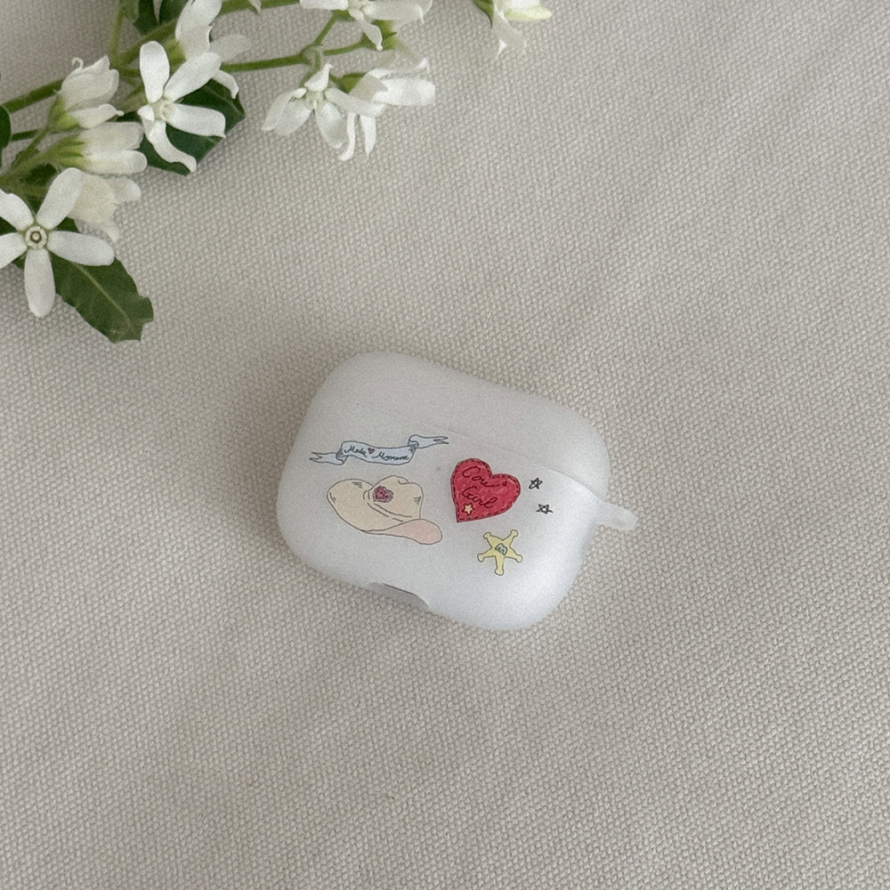 Mademoment Vintage Western Mood Airpods Case (半透明殼)