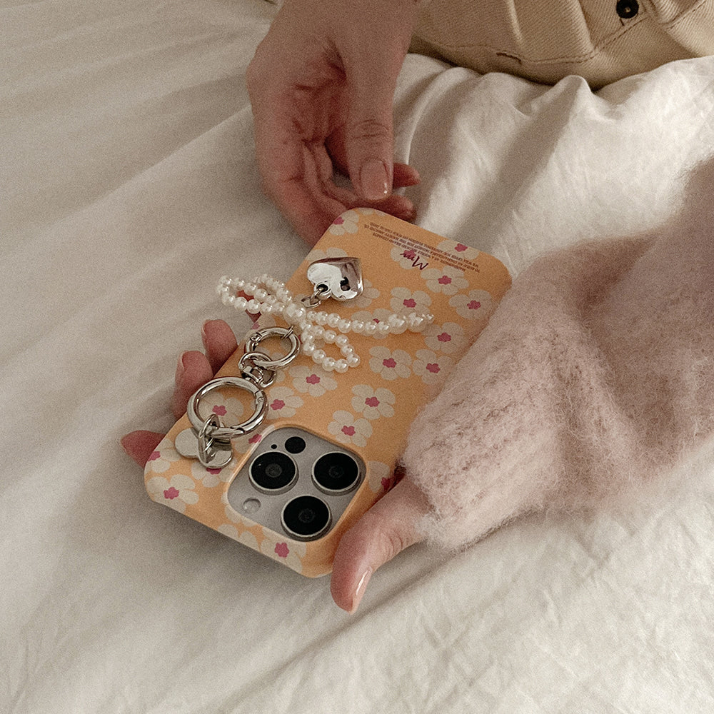 Egg Daisy Pattern Phone Case (Hard/Card Storage)