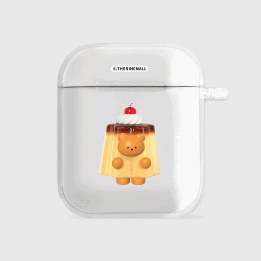Cherry Pudding Gummy Airpods Case (Clear 透明殼)