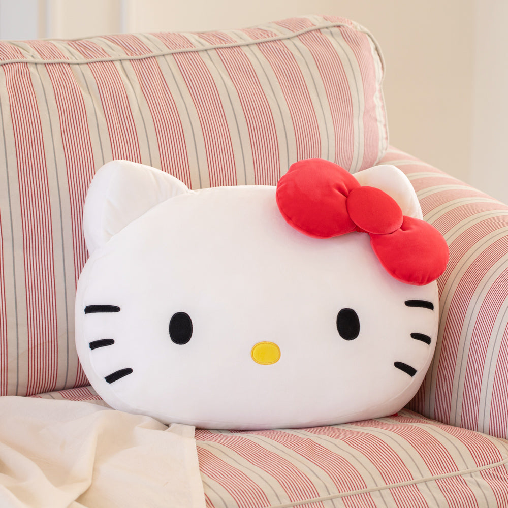 Sanrio Face Cushion #Hello Kitty