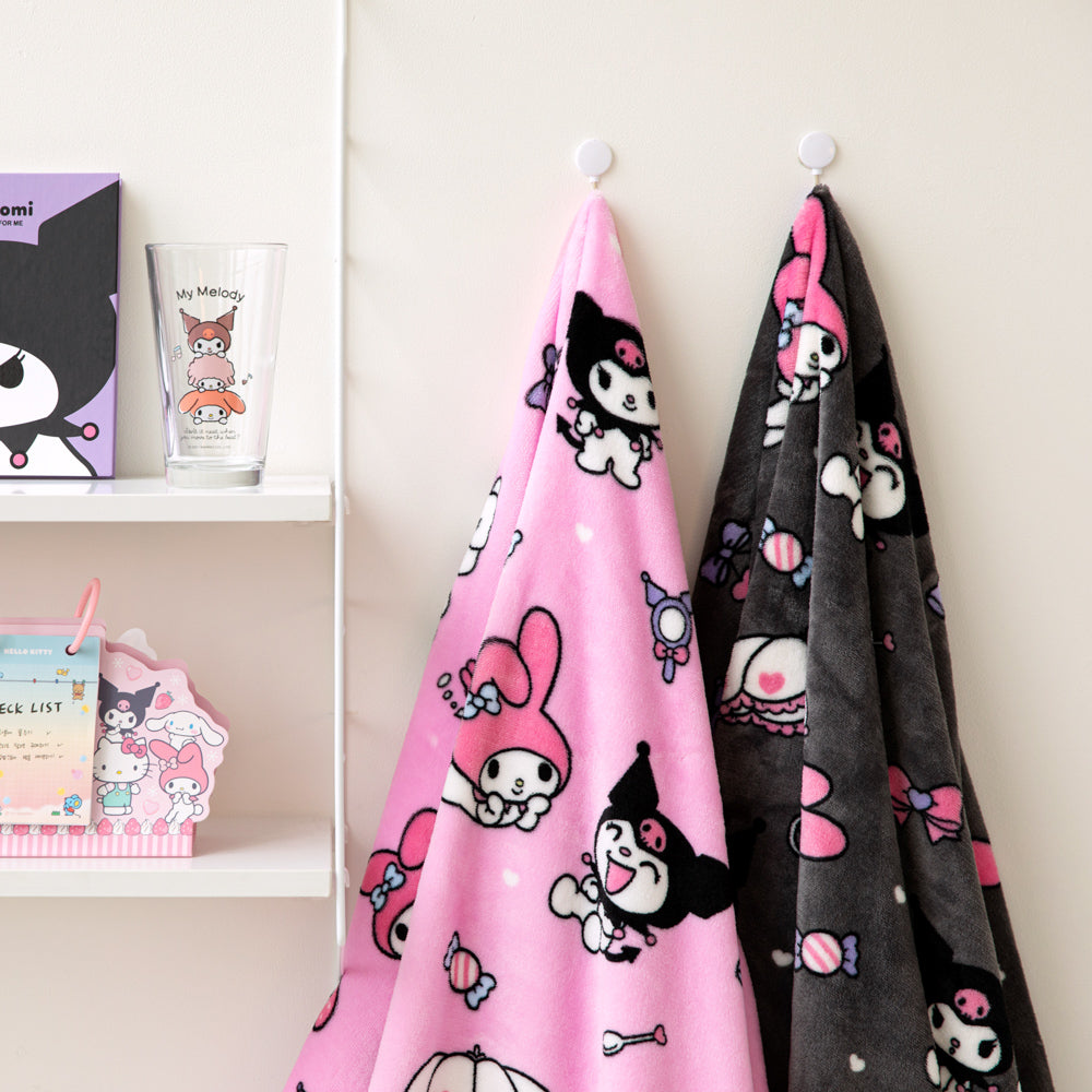 Sanrio Kuromi & Melody Blanket