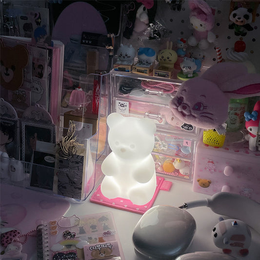 【現貨95折】Jelly Gom Mood Lamp #White (rainbow)