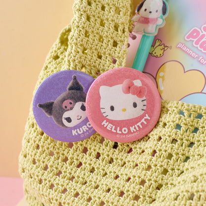 Sanrio Pompom Pin Button (5款)