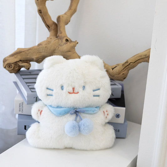 Catdabang 白色貓 Flat Cushion