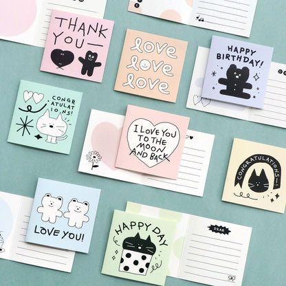 Iconic Doodle Mini Card Set (24P)