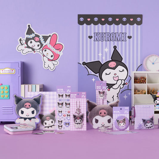 Sanrio Pompom Stationery Set 文具套裝 #Kuromi