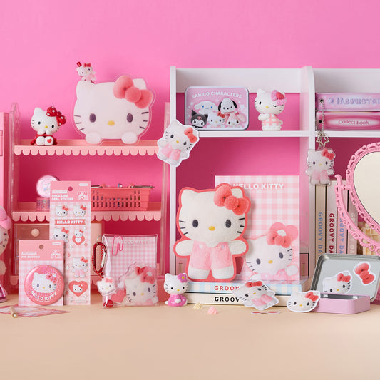 Sanrio Pompom Stationery Set 文具套裝 #Hello Kitty