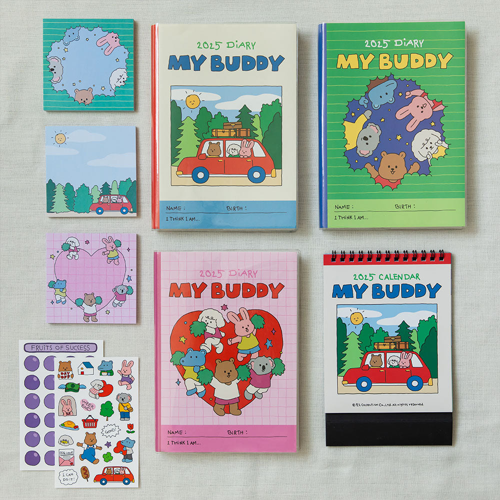 Dailylike 2025 My Buddy Diary (3色)