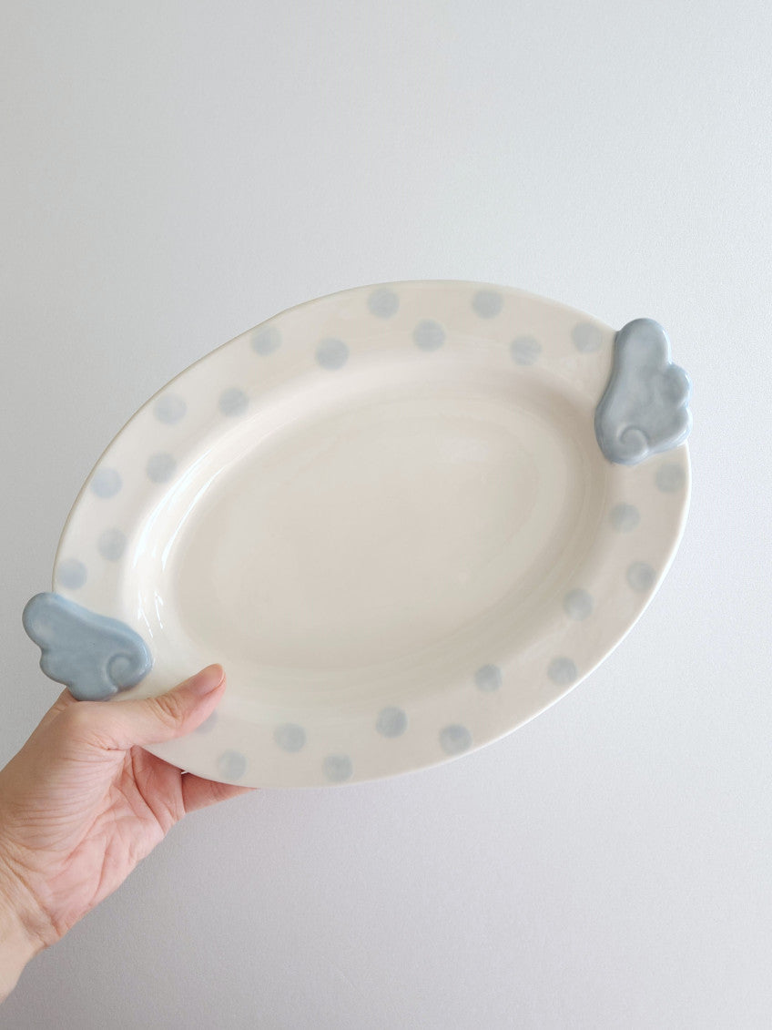 Muimi Pure Wing Ceramic Plate