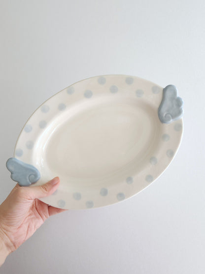 Muimi Pure Wing Ceramic Plate