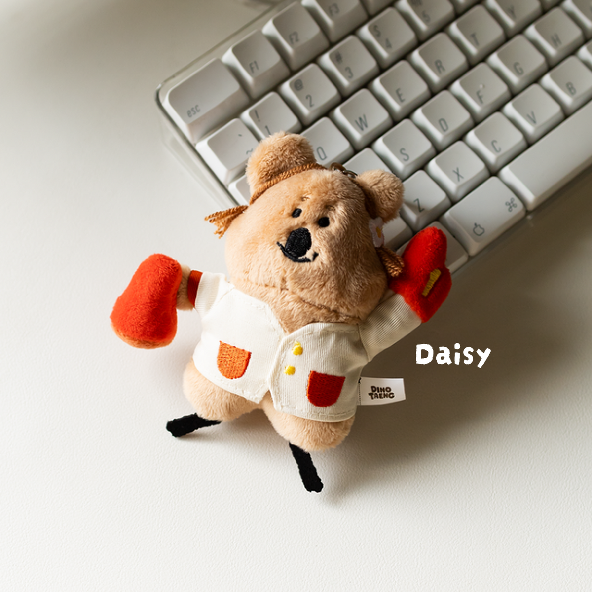 Dinotaeng Quokka Home Run Flatfur Keyring (5款)