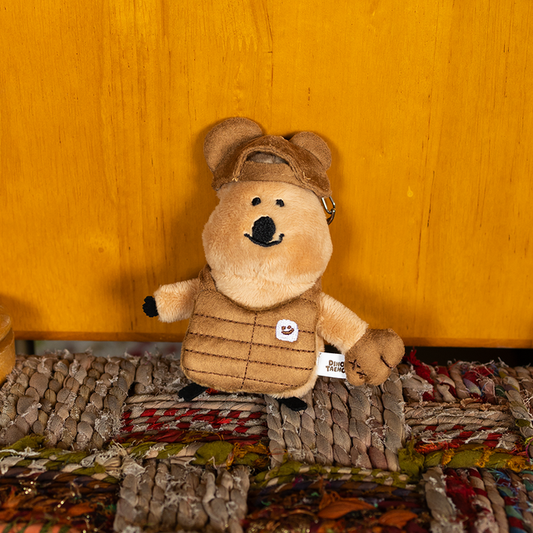 Dinotaeng Quokka Strike Flatfur Keyring (2款)