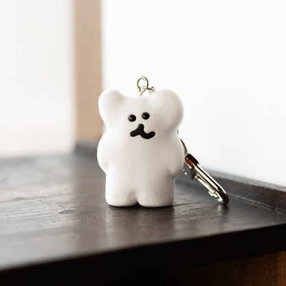 Dinotaeng Bobo Flocking Keychain