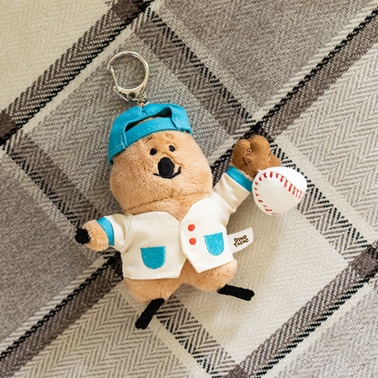 Dinotaeng Fatty Baseball Brrr Keyring 震動鎖匙扣
