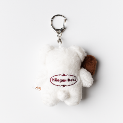 [Dinotaeng X Häagen-Dazs] Hard bar Flat fur Keyring (2款)