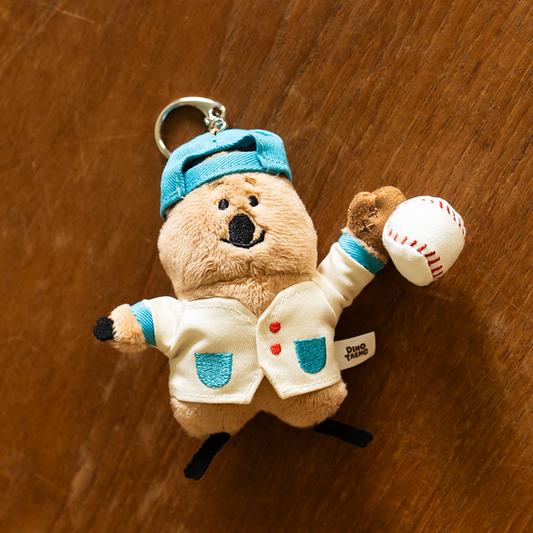 Dinotaeng Fatty Baseball Brrr Keyring 震動鎖匙扣
