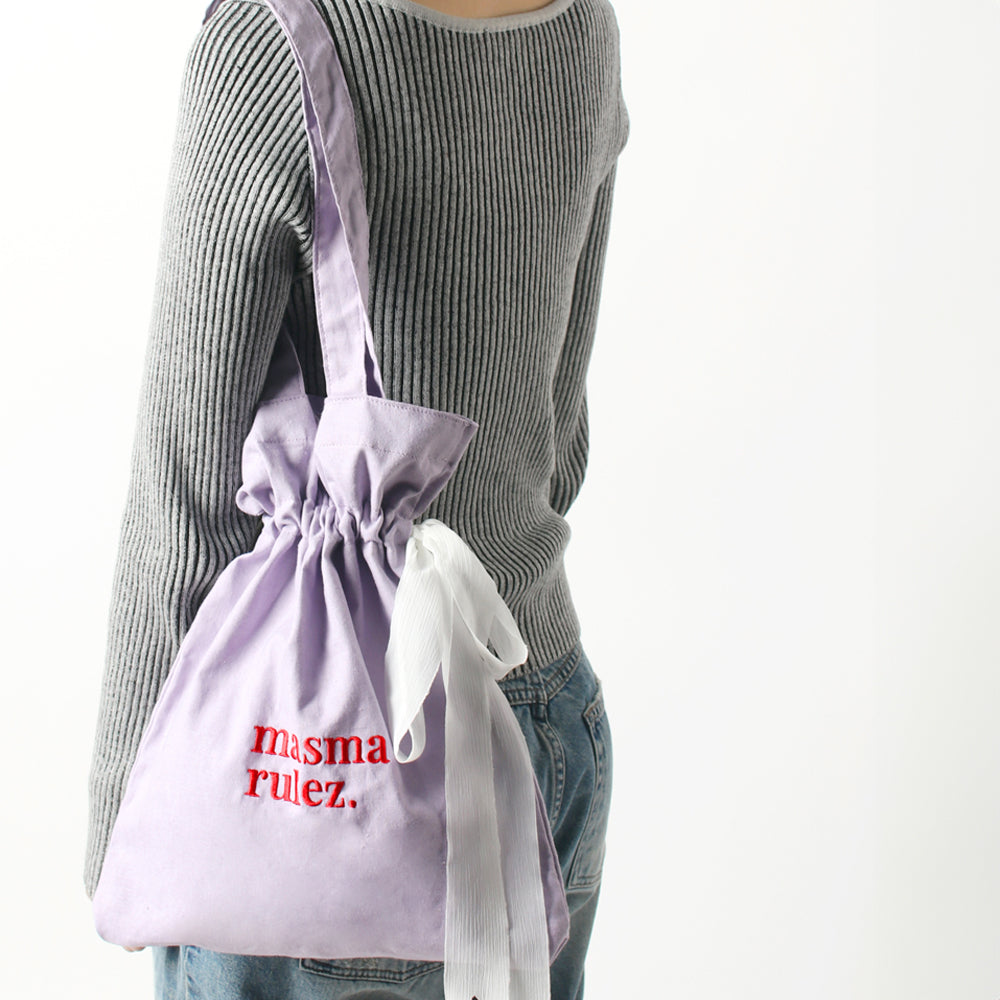 Masmarulez Ribbon eco bag (4色)