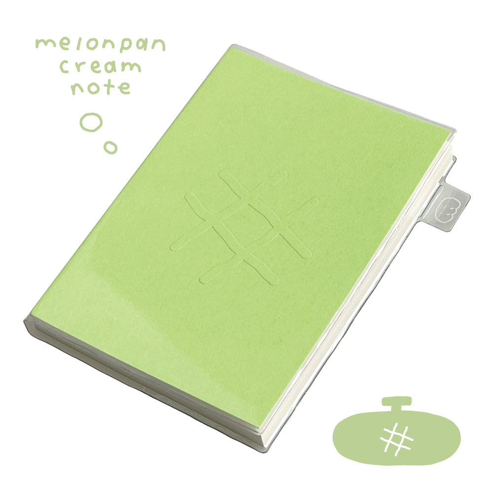 Hookka Hookka Studio Melonpan Cream Notebook (A6 空白頁)