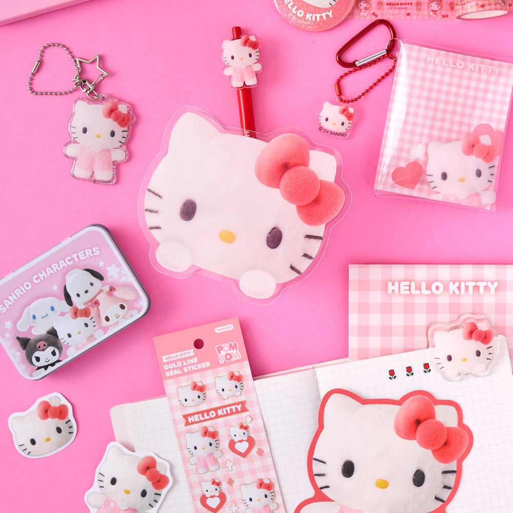 Sanrio Pompom Stationery Set 文具套裝 #Hello Kitty