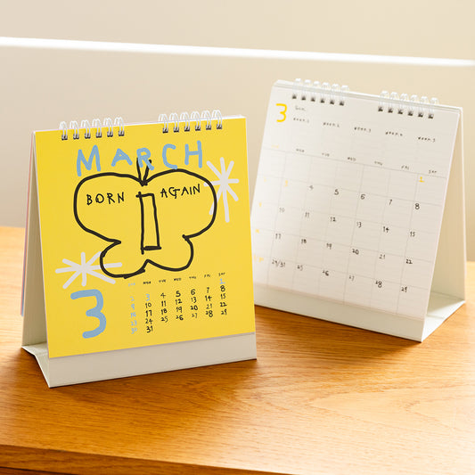 Livework 2025 Two Way Desk Calendar 檯面月曆