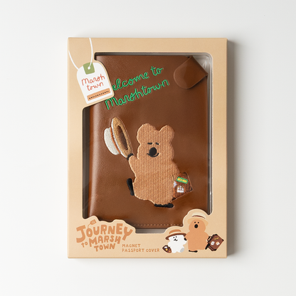 Dinotaeng Marsh Town Magnet Passport Cover 磁石護照套