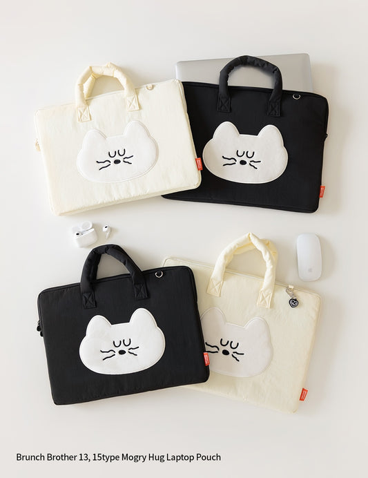 Romane Brunch Brother Mogry Hug Notebook Pouch (13/15 inch)