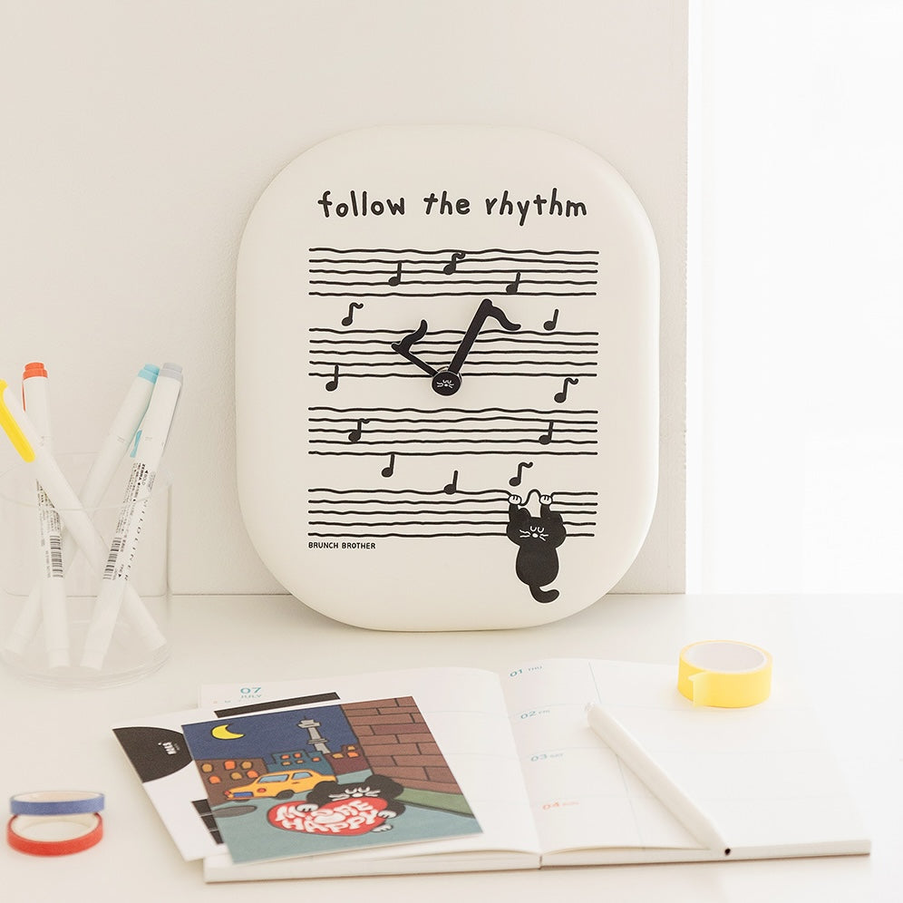 Romane Brunch Brother Ceramic Wall Clock Mogry Music