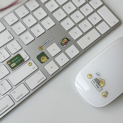 Second Morning Red Glasses Lemony Kiss-cut MT