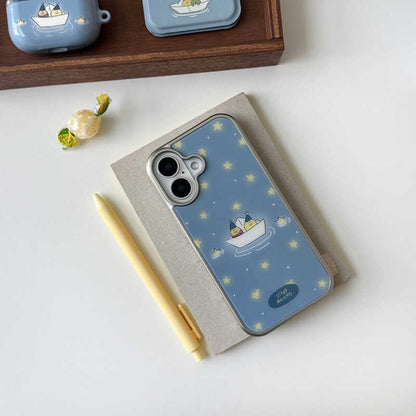 Second Morning Paper Ship Case (Glass Silver Bumper)