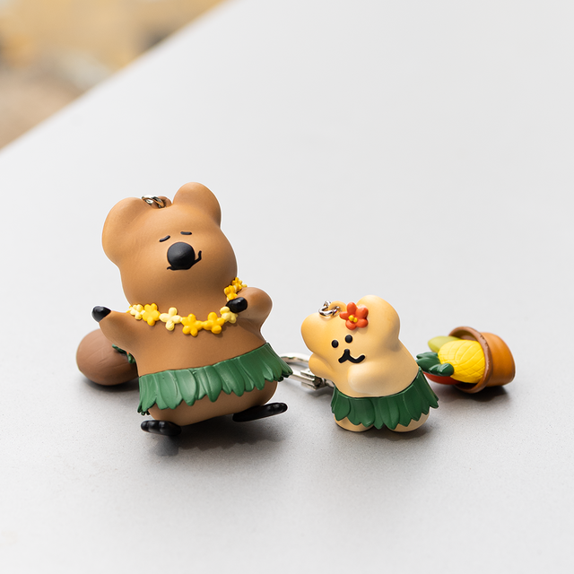 【預訂】Dinotaeng Tanning QUOK & BOBO Keychain 變色鎖匙扣