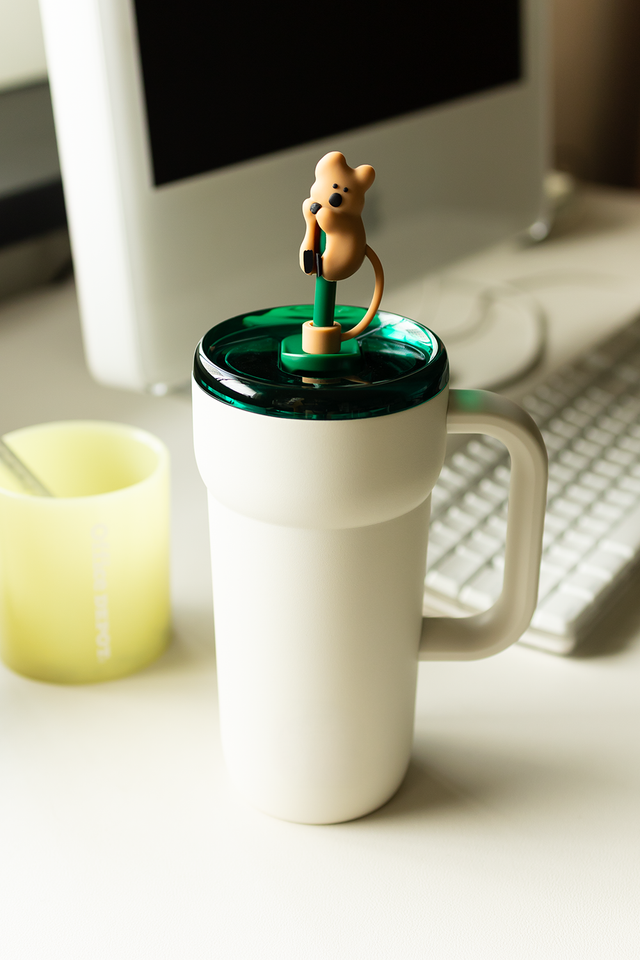 Dinotaeng Quokka & BOBO Straw Topper 吸管防塵蓋