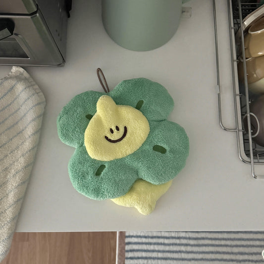 Second Morning Clover Lemony Hand Towel