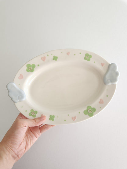Muimi Pure Wing Ceramic Plate