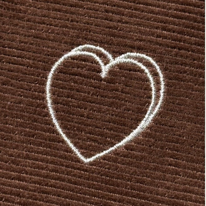 Mazzzzy Corduroy signature Bostonbag_Chestnut Brown