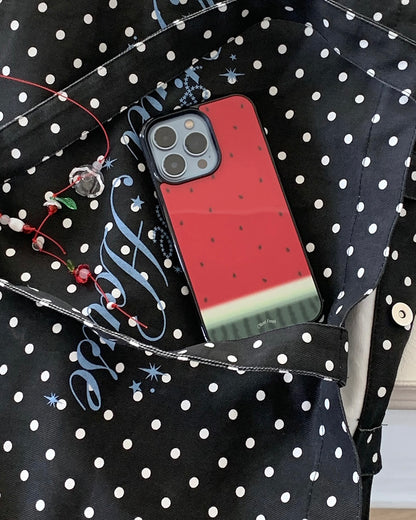 Olivet Watermelon glass bumper case (+magsafe)