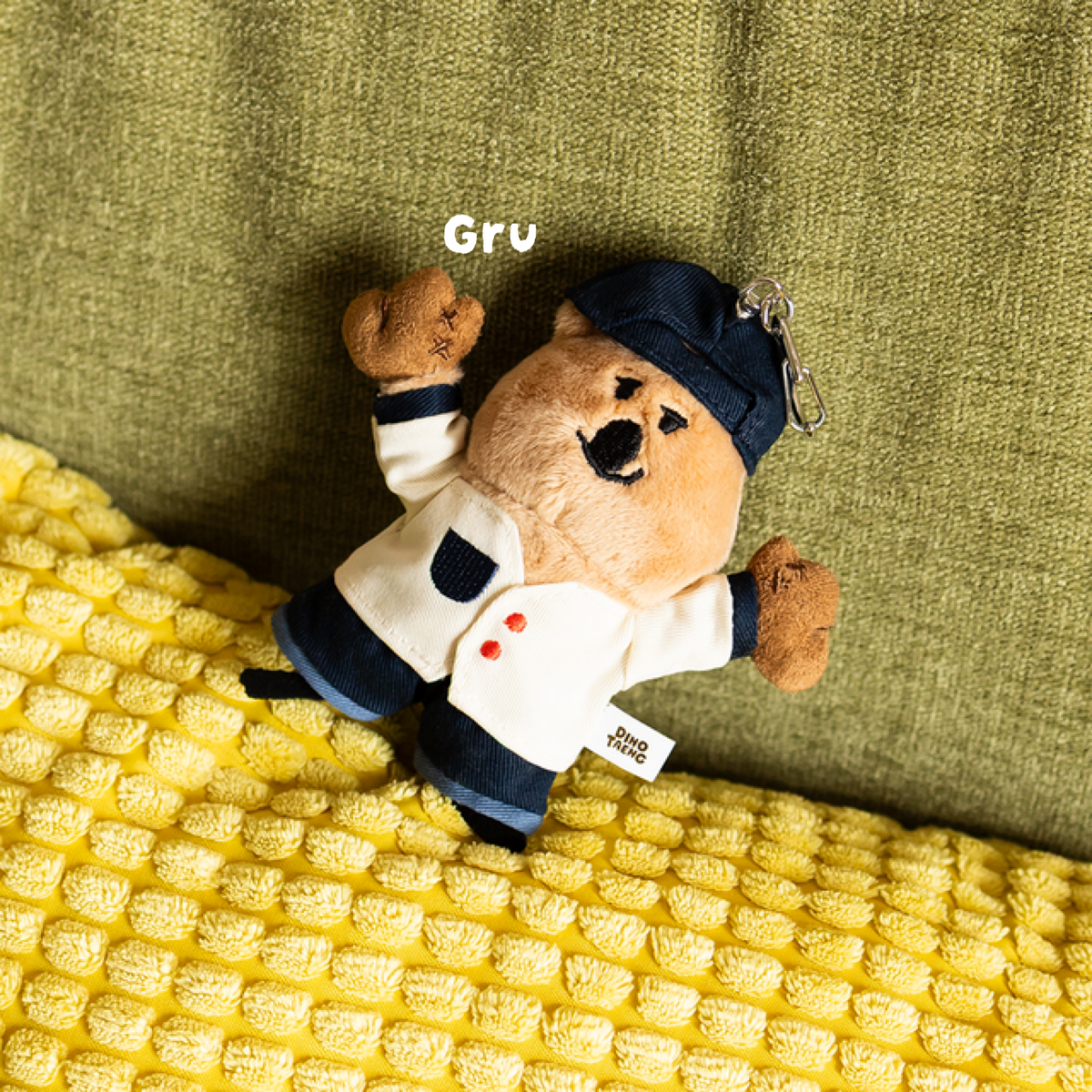 Dinotaeng Quokka Home Run Flatfur Keyring (5款)