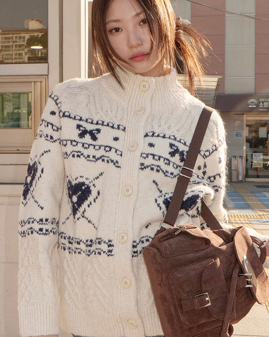 Lotsyou Nostalgia Chubby Backpack Brown