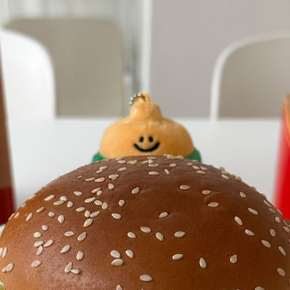Second Morning Burger Lemony Keyring