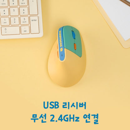Dinotaeng Wireless Vertical Mouse Set 滑鼠