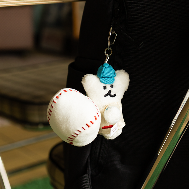 Dinotaeng BOBO Baseball Brrr Keyring 震動鎖匙扣