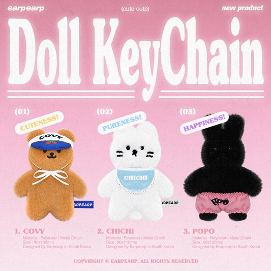 【SEVENTEEN 勝寬同款】Earp Earp Doll Keyring (Covy/Chichi/Popo)