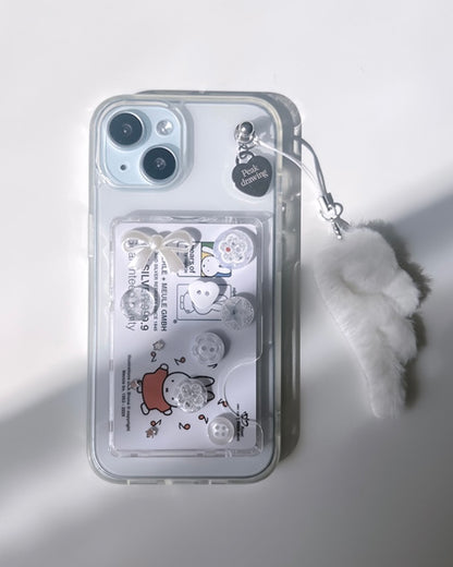 Peakdrawing Lily Button Magsafe Card Slot