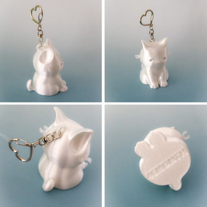46month Cat Cable Keyring 耳機收納鎖匙扣 (2色)