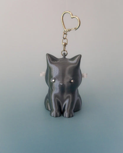 46month Cat Cable Keyring 耳機收納鎖匙扣 (2色)