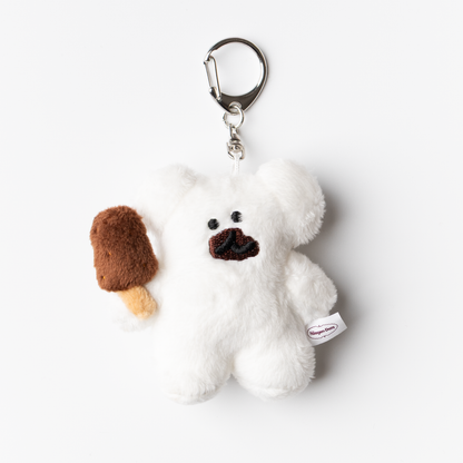 [Dinotaeng X Häagen-Dazs] Hard bar Flat fur Keyring (2款)