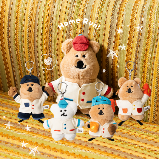 Dinotaeng Quokka Home Run Flatfur Keyring (5款)
