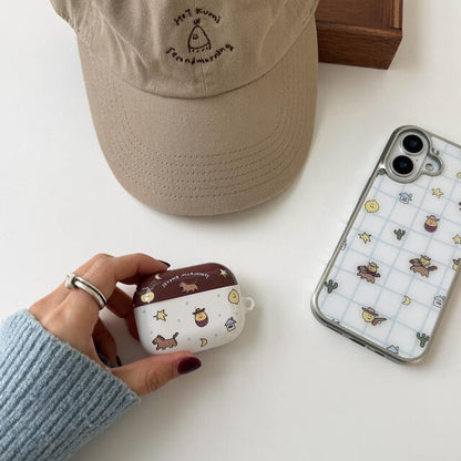 Second Morning 말 많은 세모 Airpods Case